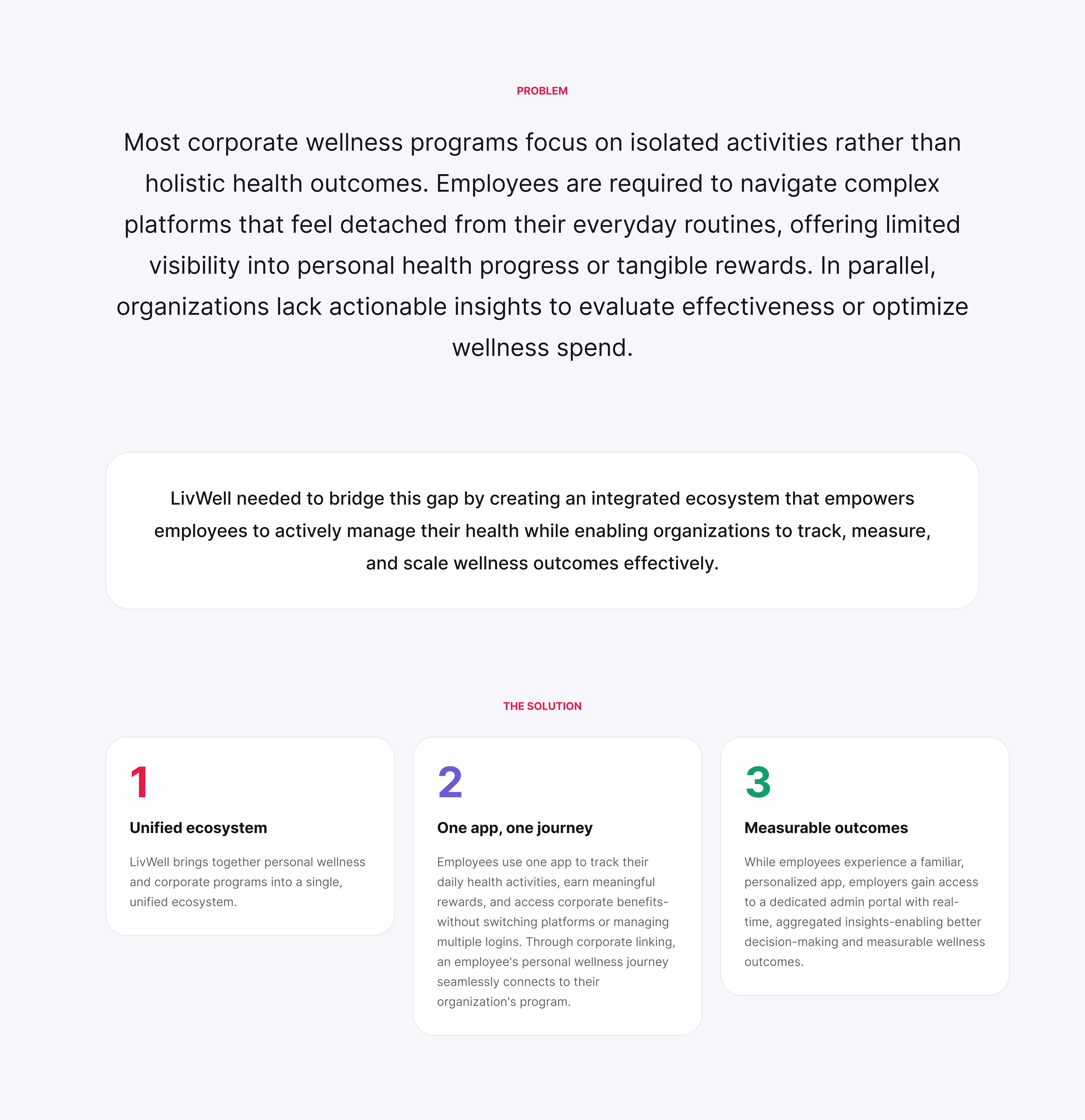 Problem and solution overview